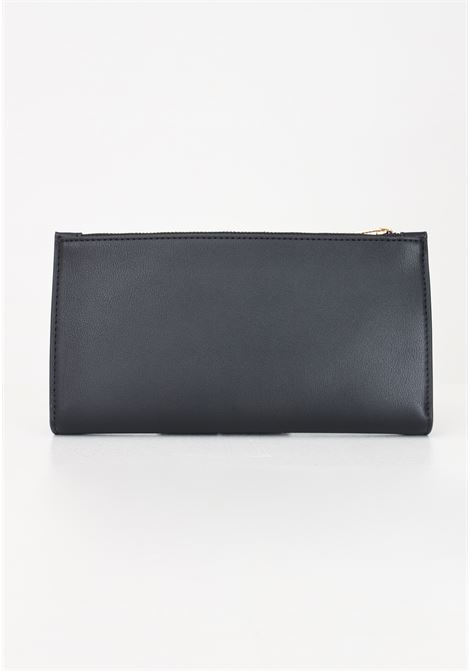 Pochette nera da donna con scudetto in metallo dorato ELISABETTA FRANCHI | PF04A46E2110